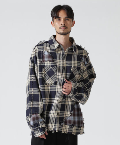 FR(13)NDS/フレンズ/DAMAGE LAYER SHIRT