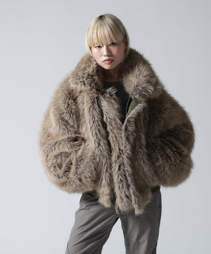 FR(13)NDS/フレンズ/REVERSIBLE FUR NYLON BLOUSON