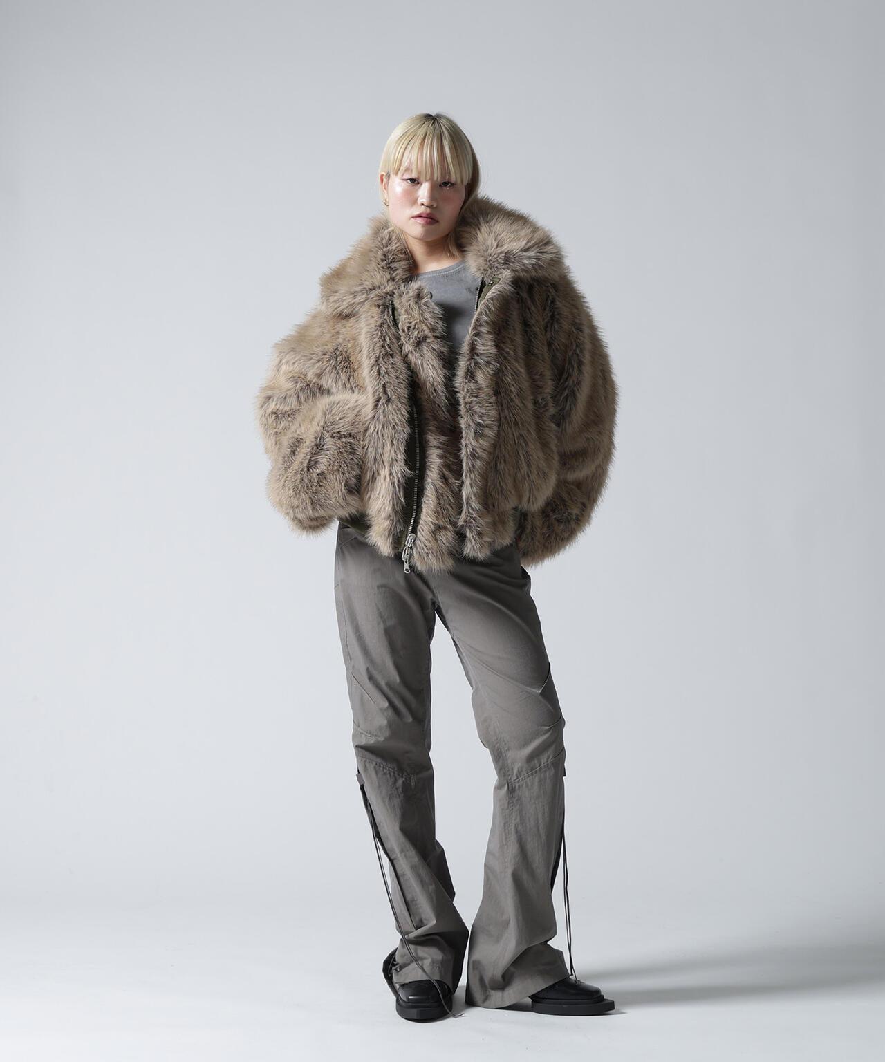 FR(13)NDS/フレンズ/REVERSIBLE FUR NYLON BLOUSON