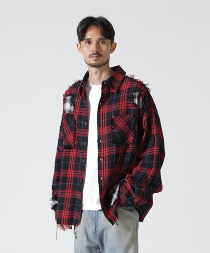 FR(13)NDS/フレンズ/DAMAGE LAYER SHIRT