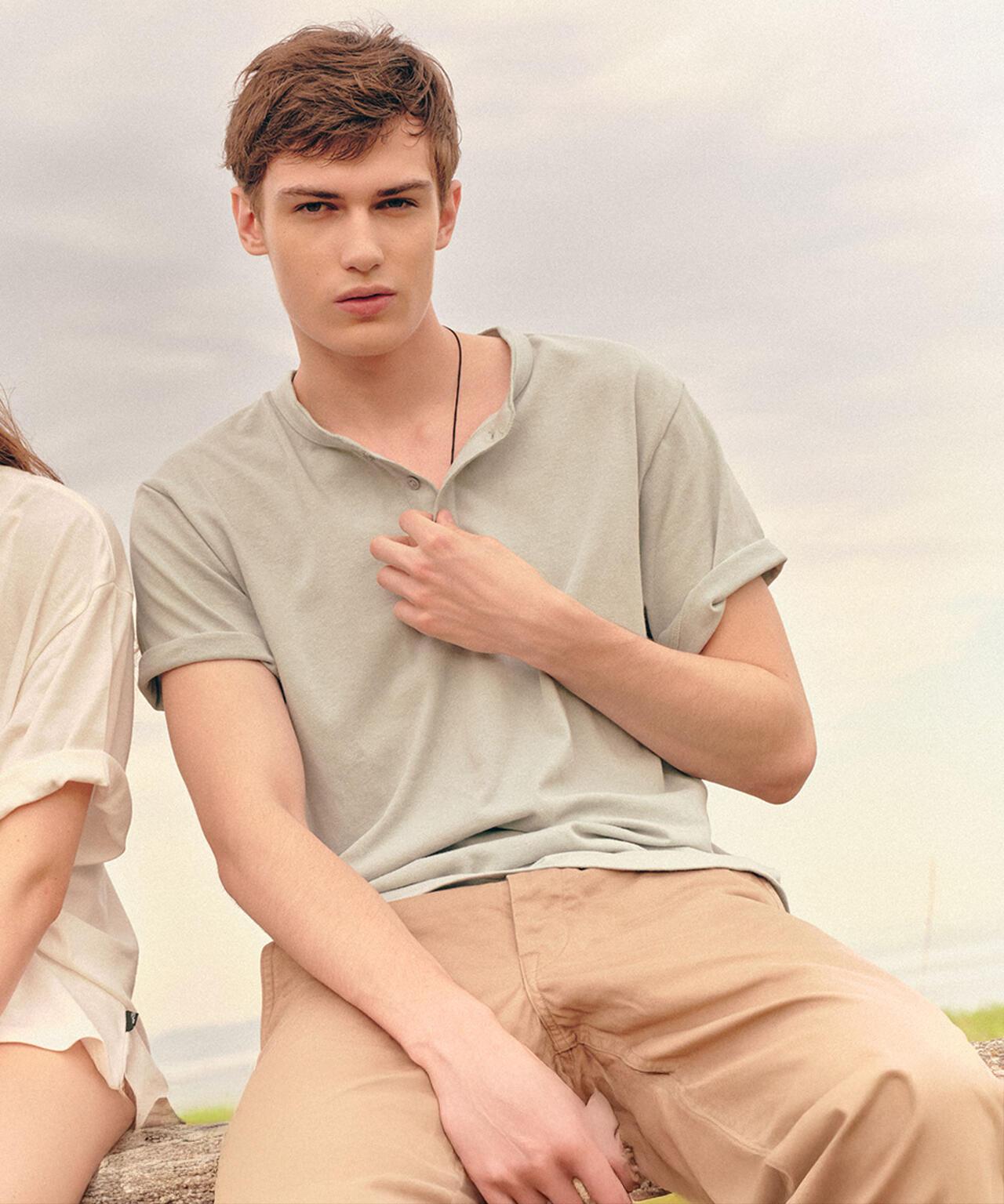HEMP@by manastash/HEMP DAYS S/S TEE HENLEY