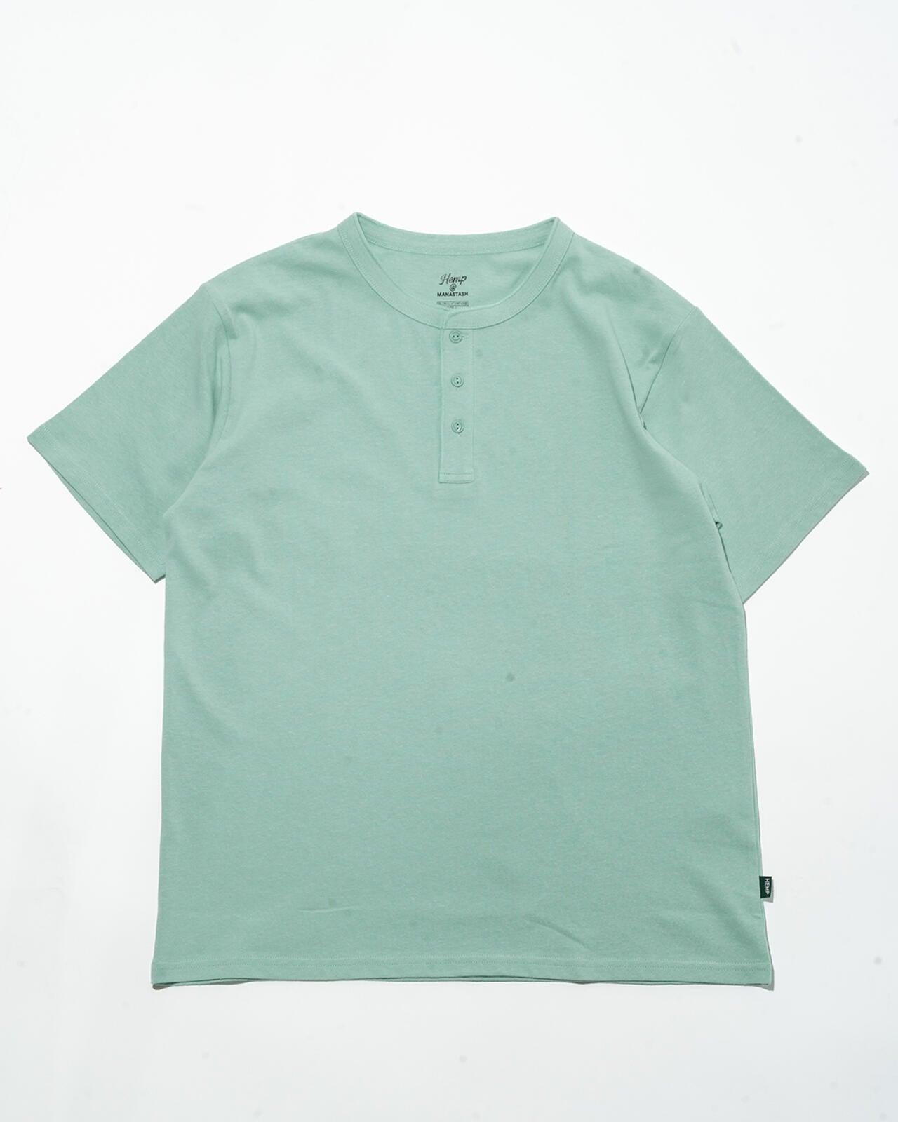 HEMP@by manastash/HEMP DAYS S/S TEE HENLEY