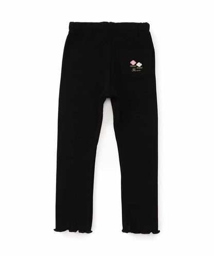 刺繡莫代爾打底褲 10分長