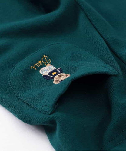 刺繡莫代爾打底褲 10分長