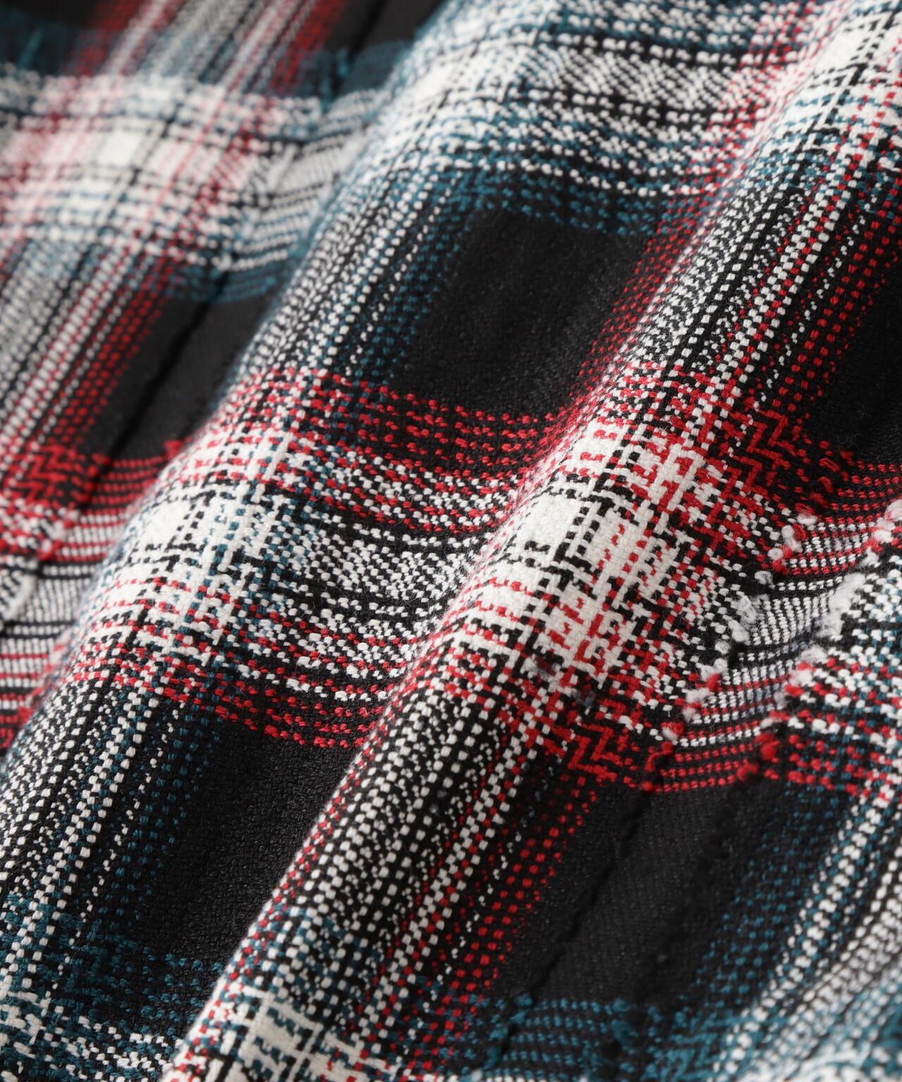 DankeSchon/ダンケシェーン/FLANNEL DAMAGE SHIRTS DOBBY