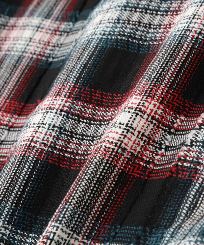 DankeSchon/ダンケシェーン/FLANNEL DAMAGE SHIRTS DOBBY