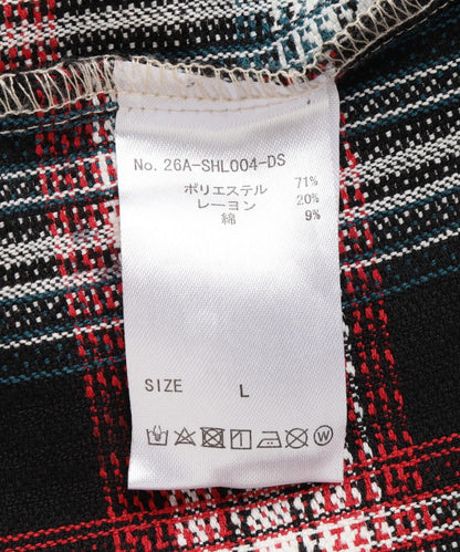 DankeSchon/ダンケシェーン/FLANNEL DAMAGE SHIRTS DOBBY