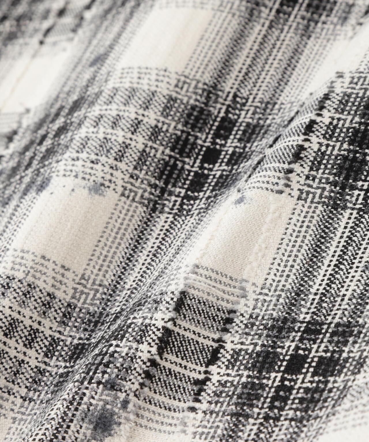 DankeSchon/ダンケシェーン/FLANNEL DAMAGE SHIRTS DOBBY