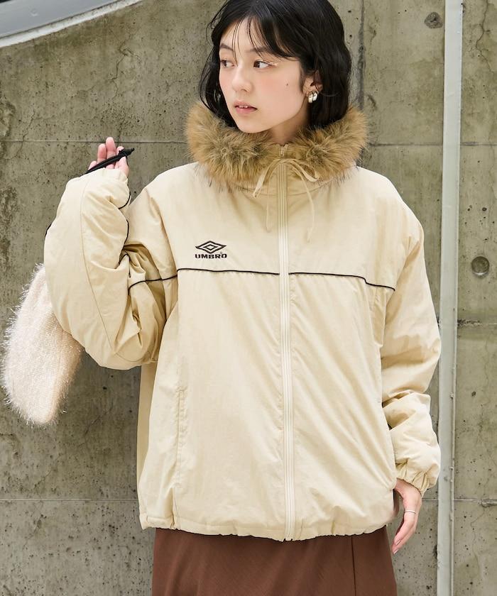 聯名 Fur Hoodie Nylon Jacket