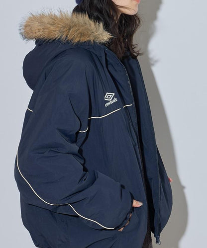 聯名 Fur Hoodie Nylon Jacket