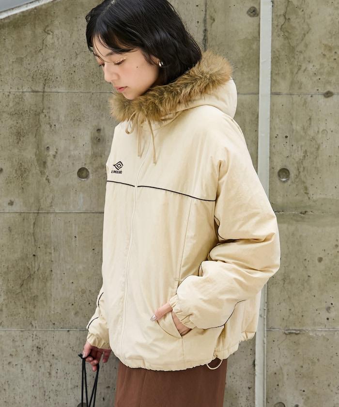 聯名 Fur Hoodie Nylon Jacket