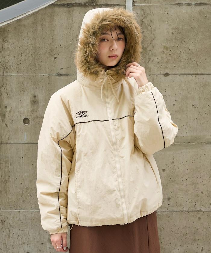 聯名 Fur Hoodie Nylon Jacket