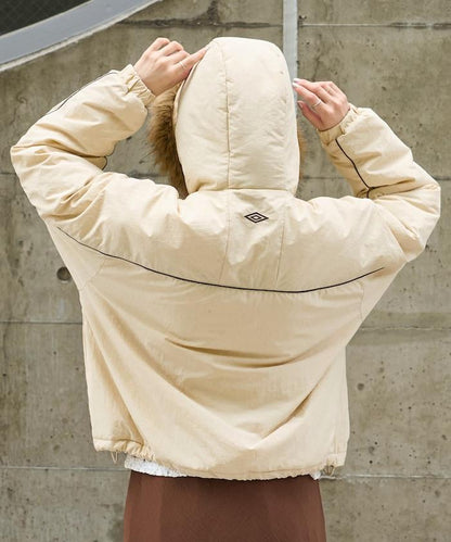 聯名 Fur Hoodie Nylon Jacket