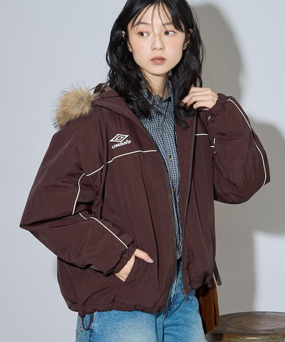 聯名 Fur Hoodie Nylon Jacket