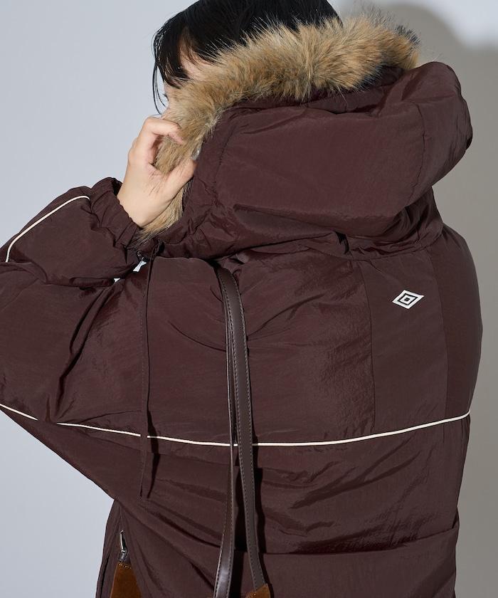 聯名 Fur Hoodie Nylon Jacket
