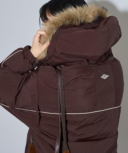 聯名 Fur Hoodie Nylon Jacket