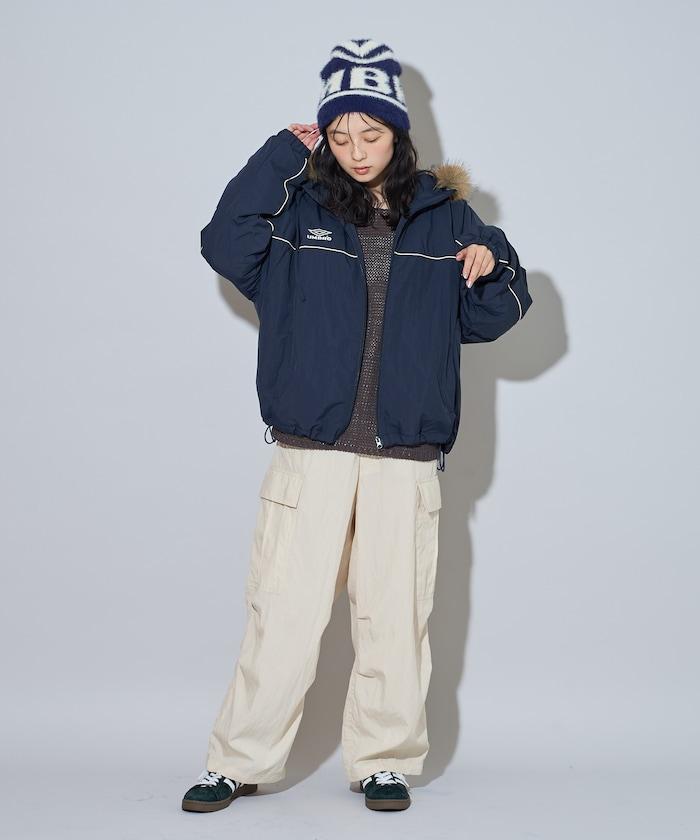聯名 Fur Hoodie Nylon Jacket