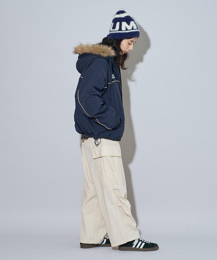 聯名 Fur Hoodie Nylon Jacket