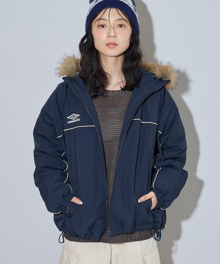 聯名 Fur Hoodie Nylon Jacket