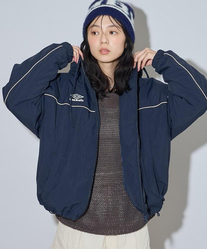 聯名 Fur Hoodie Nylon Jacket