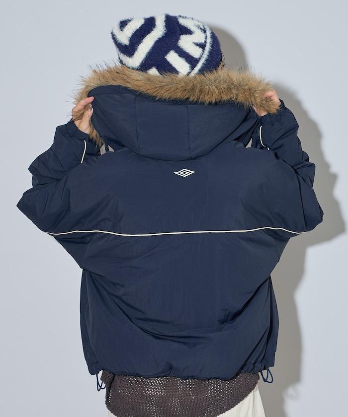 聯名 Fur Hoodie Nylon Jacket