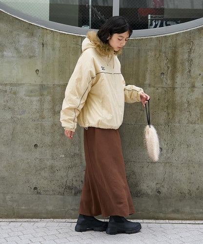 聯名 Fur Hoodie Nylon Jacket