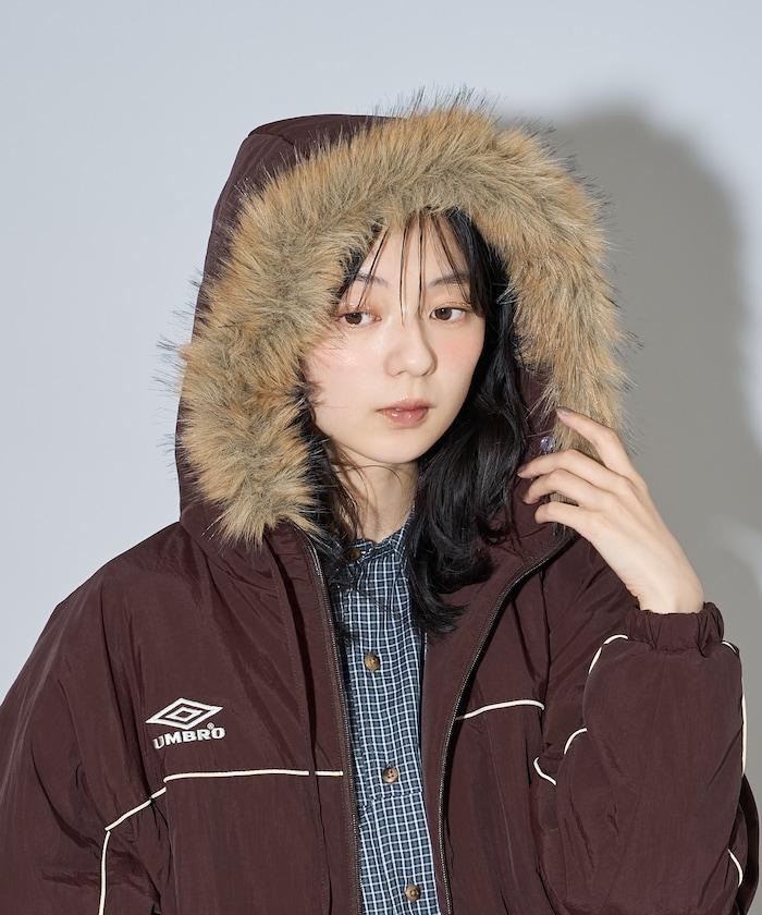 聯名 Fur Hoodie Nylon Jacket