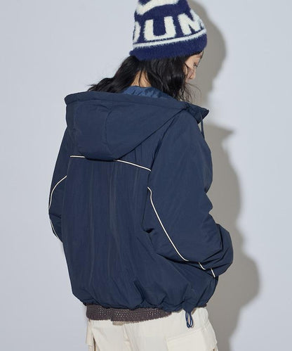 聯名 Fur Hoodie Nylon Jacket