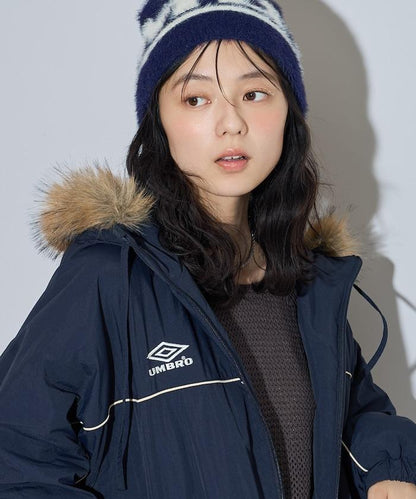 聯名 Fur Hoodie Nylon Jacket