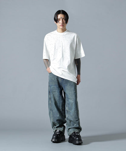 MAVYTH/メヴィス/RHINESTONE TEE