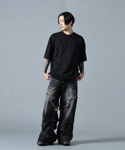 MAVYTH/メヴィス/RHINESTONE TEE
