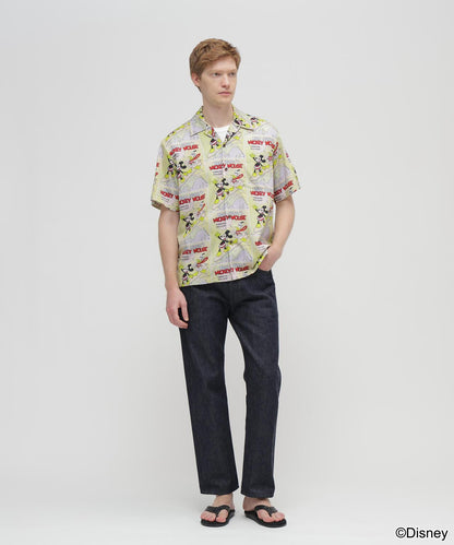 《迪士尼》 Collection》”UKULELE” ALOHA SHIRT / MICKEY MOUSE 阿羅哈襯衫