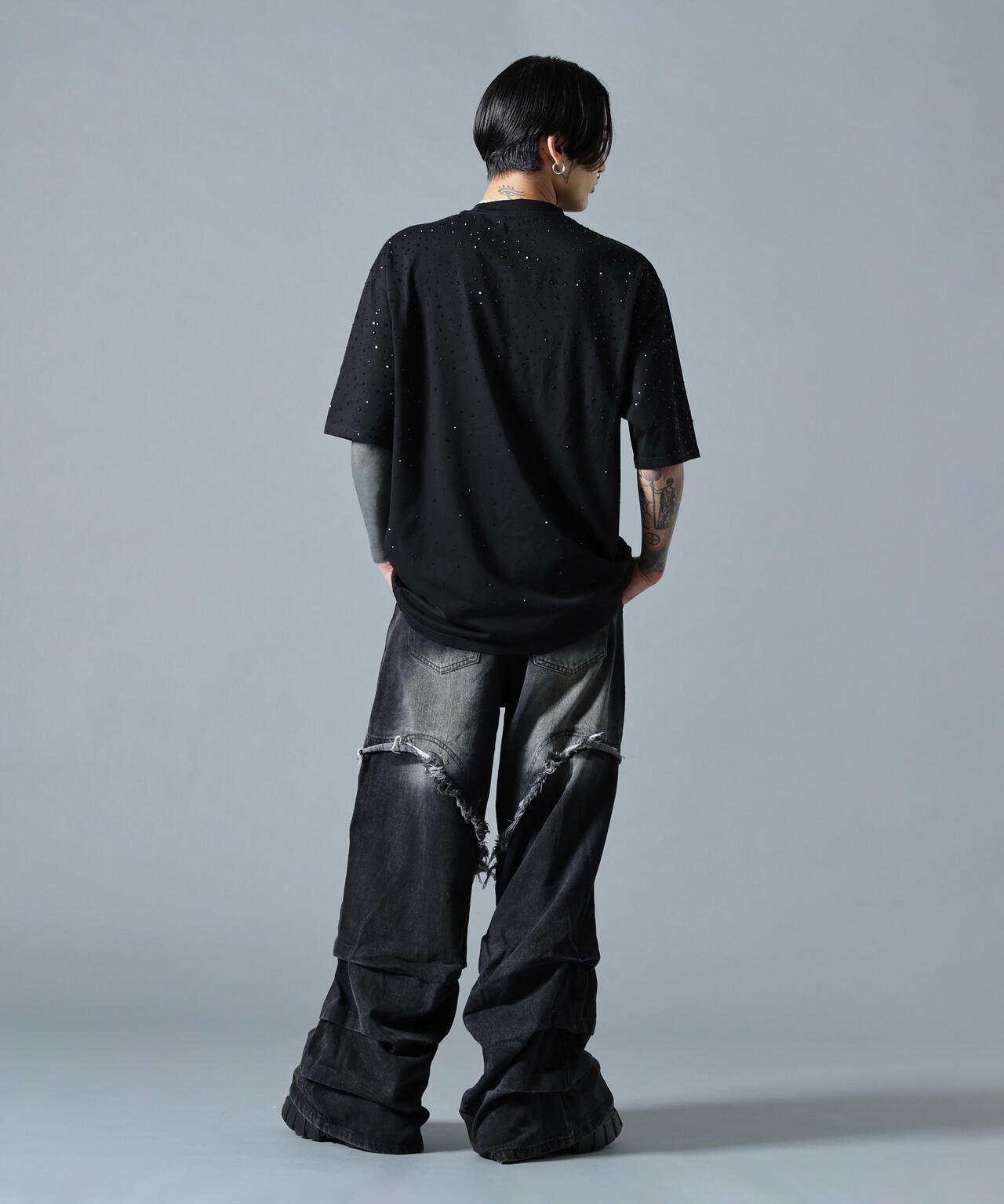 MAVYTH/メヴィス/RHINESTONE TEE