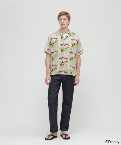 《迪士尼》 Collection》”UKULELE” ALOHA SHIRT / MICKEY MOUSE 阿羅哈襯衫