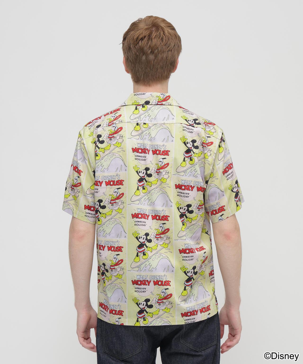 《迪士尼》 Collection》”UKULELE” ALOHA SHIRT / MICKEY MOUSE 阿羅哈襯衫