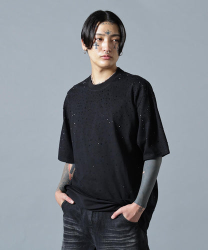 MAVYTH/メヴィス/RHINESTONE TEE