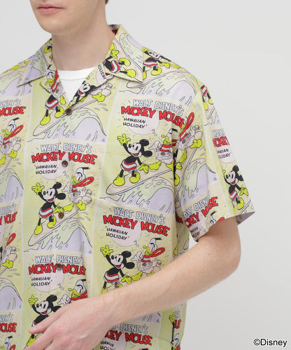 《迪士尼》 Collection》”UKULELE” ALOHA SHIRT / MICKEY MOUSE 阿羅哈襯衫