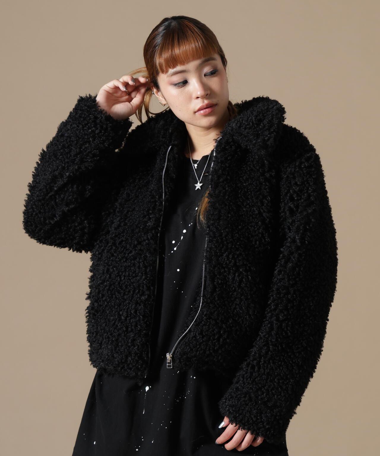 DankeSchon/ダンケシェーン/WOMEN BOA COLLAR BLOUSON