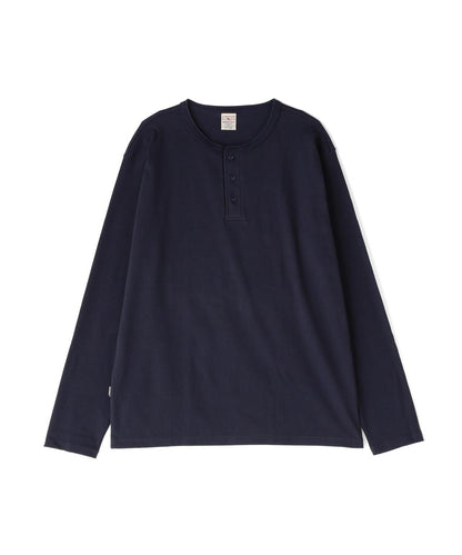 大碼 羅紋 長袖 HENLEY NECK T恤