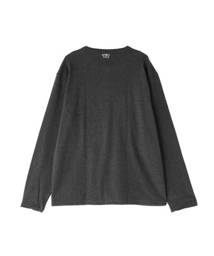 大碼 羅紋 長袖 HENLEY NECK T恤