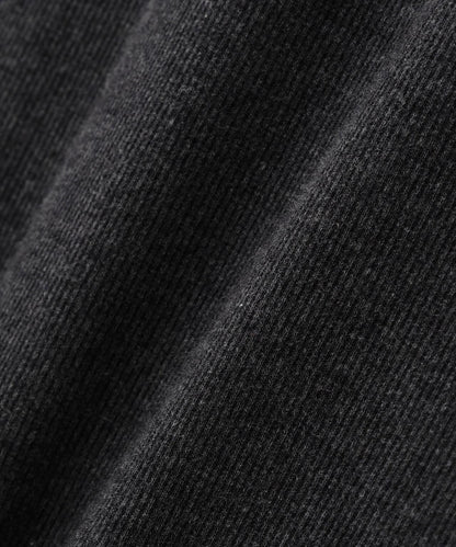 大碼 羅紋 長袖 HENLEY NECK T恤