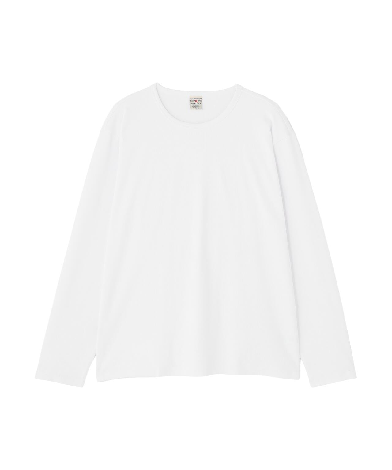 DAILY/デイリー BIG SIZE RIB L/S CREW NECK T-SHIRT