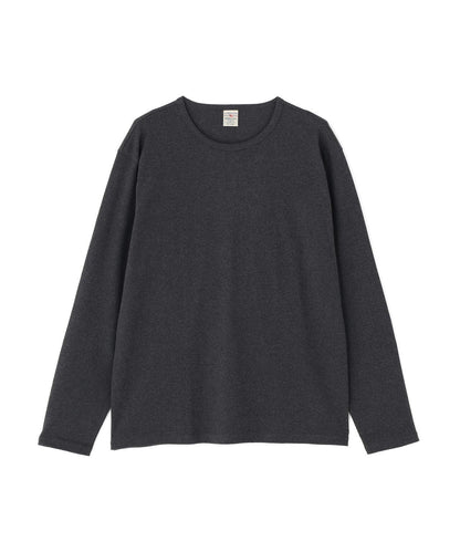 DAILY/デイリー BIG SIZE RIB L/S CREW NECK T-SHIRT