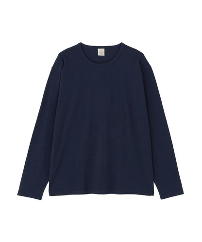 DAILY/デイリー BIG SIZE RIB L/S CREW NECK T-SHIRT