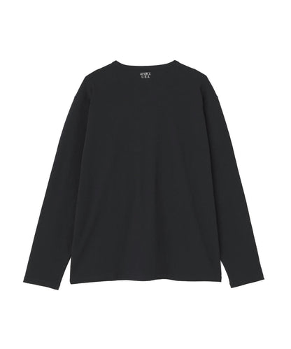 DAILY/デイリー BIG SIZE RIB L/S CREW NECK T-SHIRT