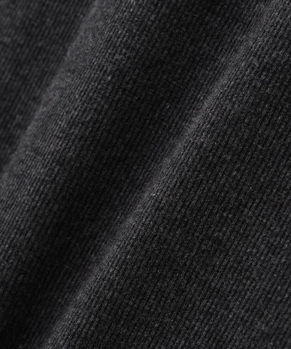 DAILY/デイリー BIG SIZE RIB S/S CREW NECK T-SHIRT