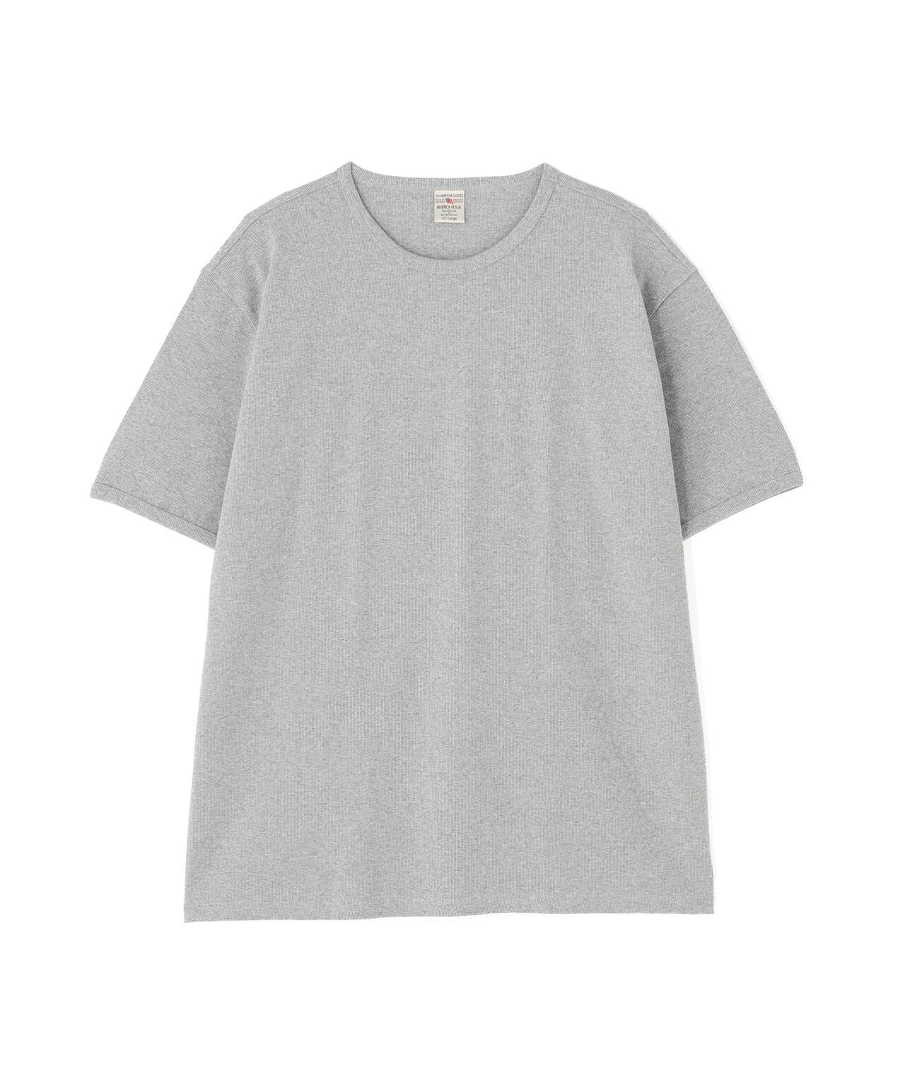 DAILY/デイリー BIG SIZE RIB S/S CREW NECK T-SHIRT