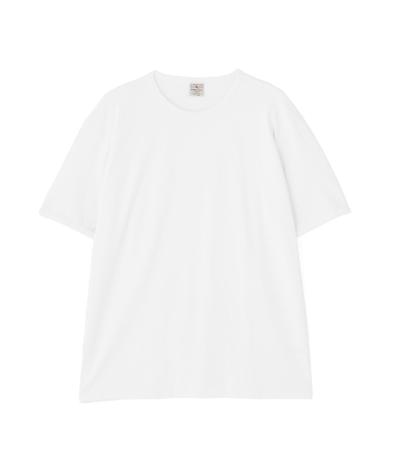 DAILY/デイリー BIG SIZE RIB S/S CREW NECK T-SHIRT