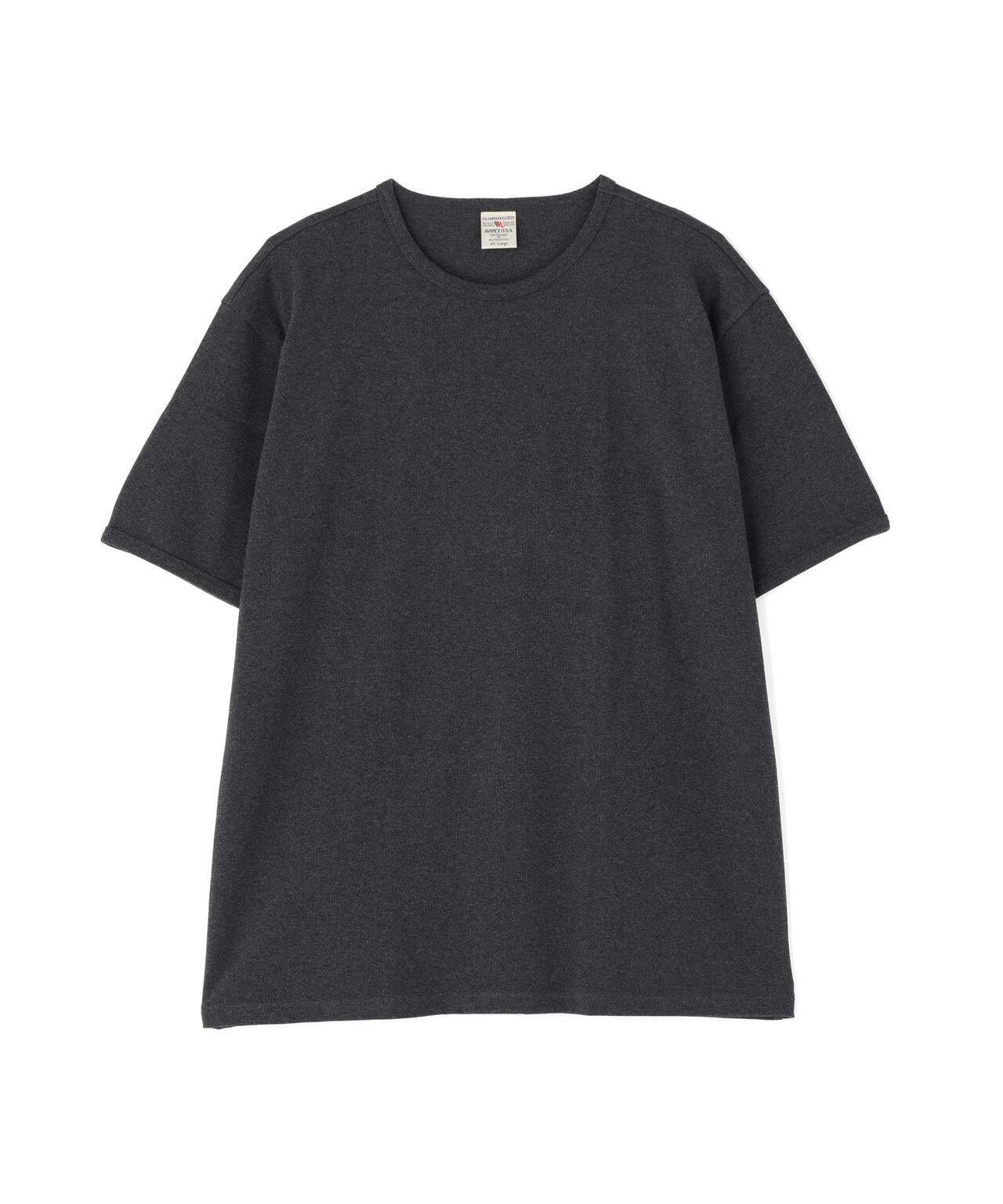 DAILY/デイリー BIG SIZE RIB S/S CREW NECK T-SHIRT