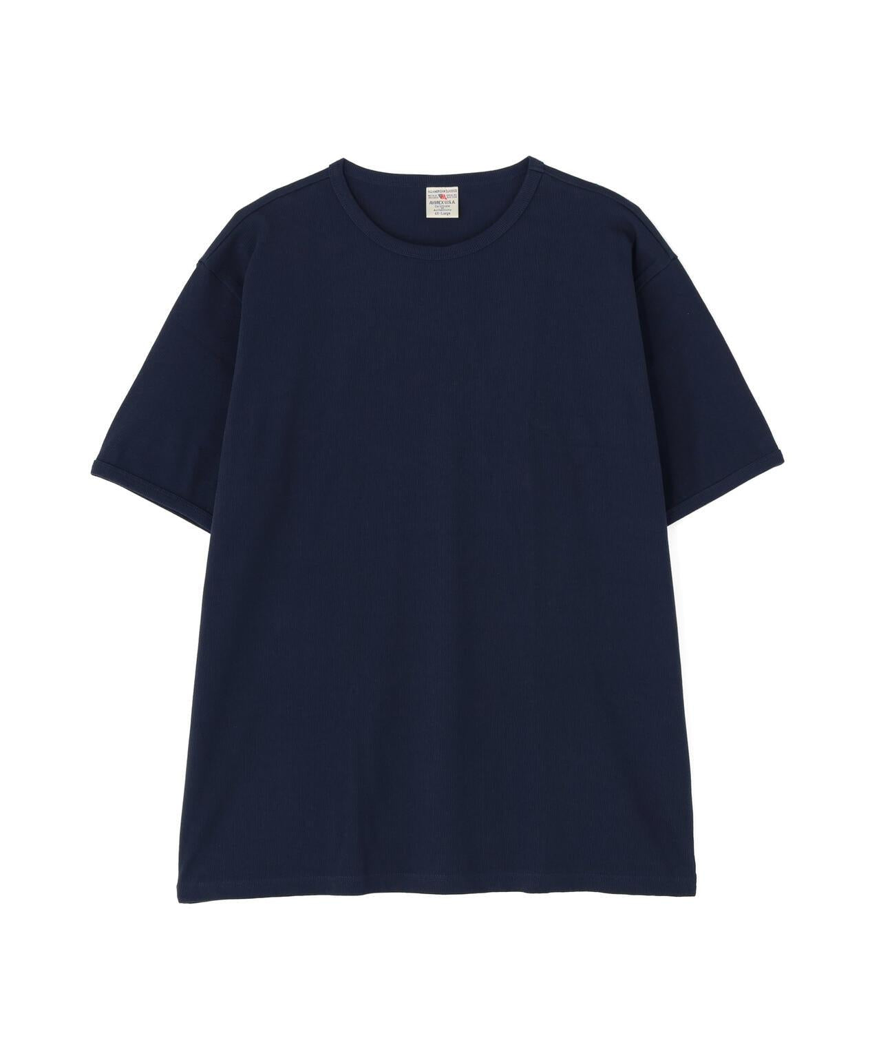 DAILY/デイリー BIG SIZE RIB S/S CREW NECK T-SHIRT